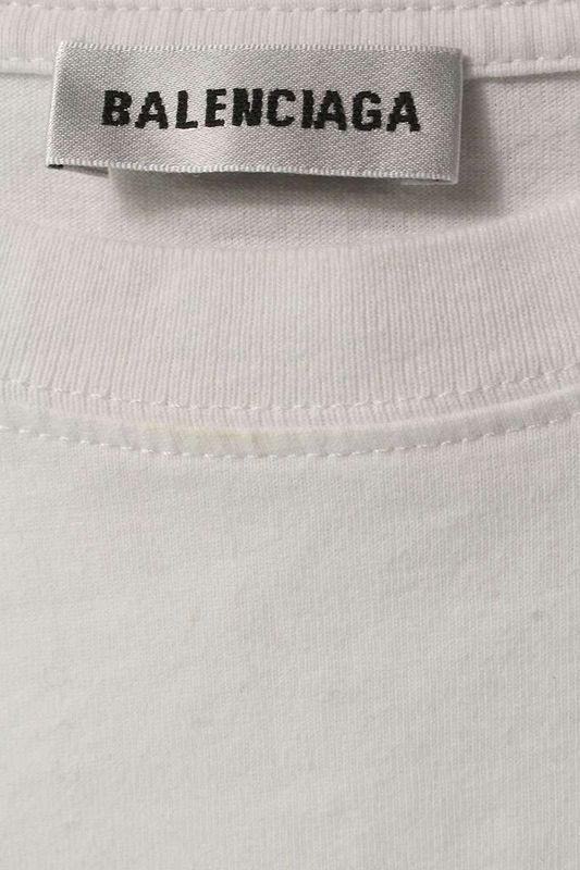 Balenciaga 583245 Tev48 Logo Print T-shirt Women's S