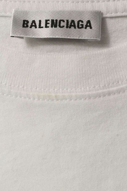 Balenciaga 583245 Tev48 Logo Print T-shirt Women's S