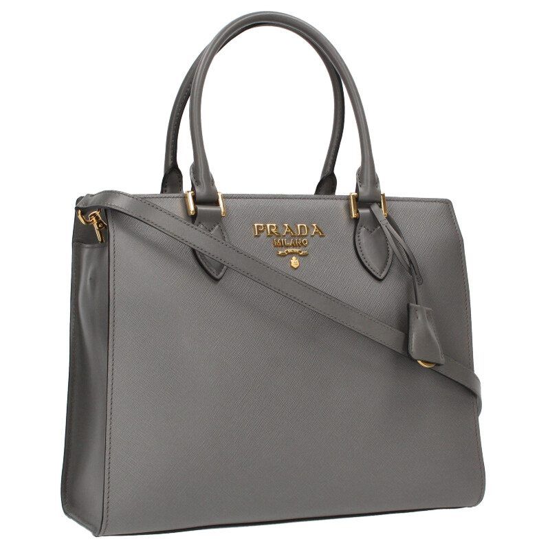 Prada 1ba227 Saffiano Leather 2-way Handbag Women