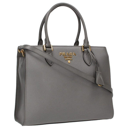 Prada 1ba227 Saffiano Leather 2-way Handbag Women