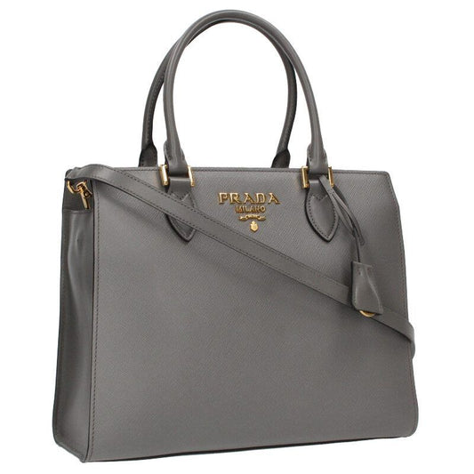 Prada 1ba227 Saffiano Leather 2-way Handbag Women
