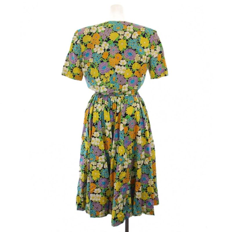 Yves Saint Laurent YVES Saint Laurent Setup Jacket Short Sleeve Dress Long