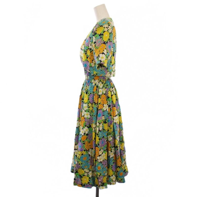 Yves Saint Laurent YVES Saint Laurent Setup Jacket Short Sleeve Dress Long