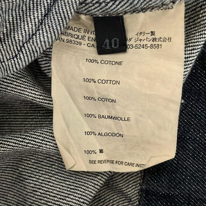 Prada GJUN Size 40 M Women's - Navy Long Sleeves Spring Fall