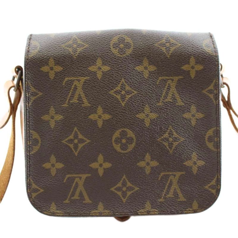 Louis Vuitton Monogram Cartesiere PM Shoulder Bag Flap Brown M51254 KU - OH