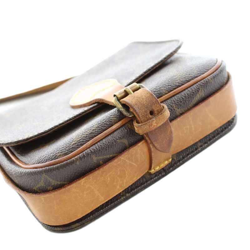 Louis Vuitton Monogram Cartesiere PM Shoulder Bag Flap Brown M51254 KU - OH