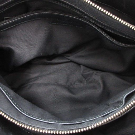 Bulgari Bvlgari Chandra Handbag One Shoulder Italian Leather Genuine Black AE -