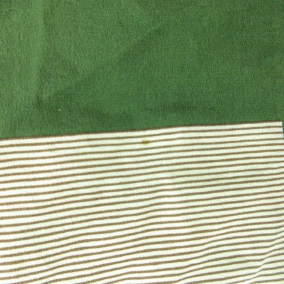 Christian DIOR Vintage Scarf Rose Pattern Floral Silk Green AE - GY47