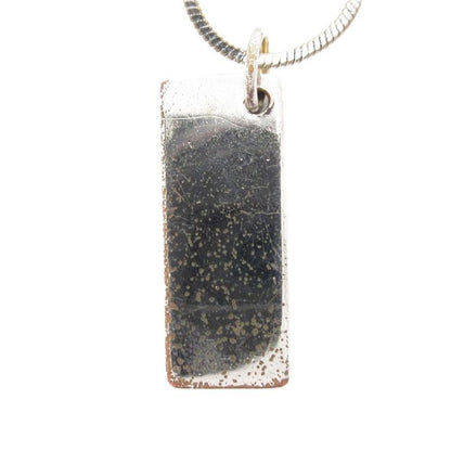 Christian DIOR Necklace Pendant Plate Trotter Silver Color AE - GY47