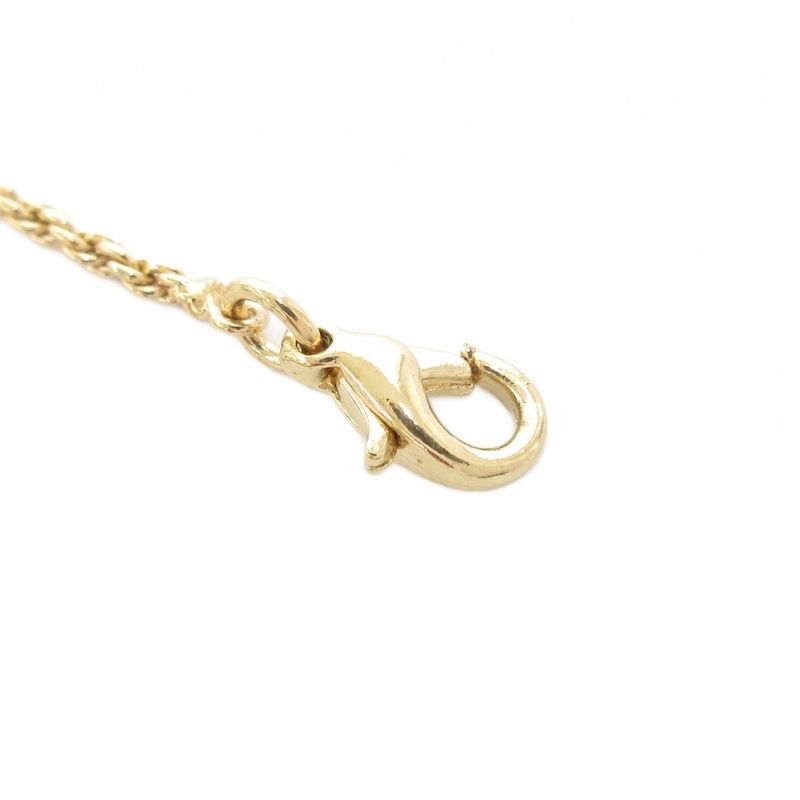 Christian DIOR Necklace Pendant CD Logo Gold Color AE - GY47