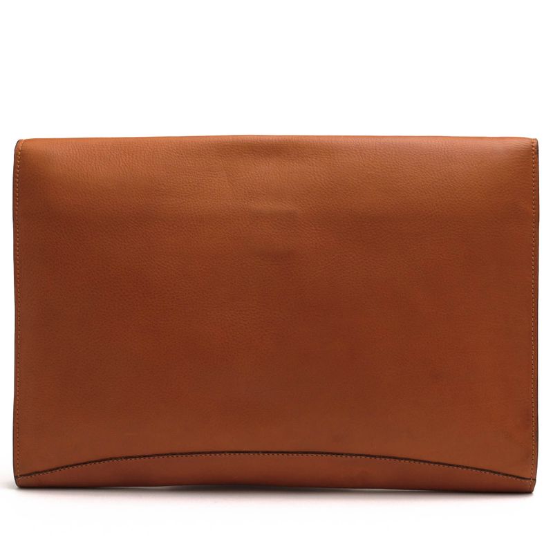 Gucci Bag Second Bag Clutch Bag Men Leather Genuine Leather Brown