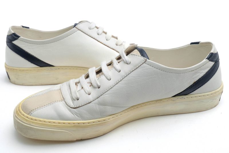 Gucci Shoes Sneakers Shoes Low Cut Men Leather Genuine White 352957 Eugene Miro