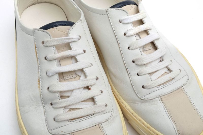 Gucci Shoes Sneakers Shoes Low Cut Men Leather Genuine White 352957 Eugene Miro