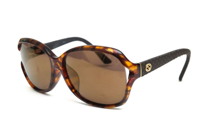 Gucci / Gucci Sunglass Es Glasses Men's Plastic Brown Gg3730 F S Butterfly Shape