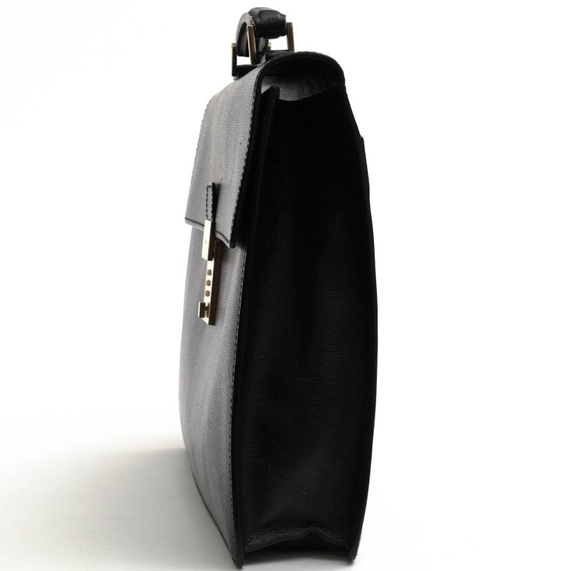 Gucci Bags Briefcase Business Bag Business Men Leather Genuine Black 34044