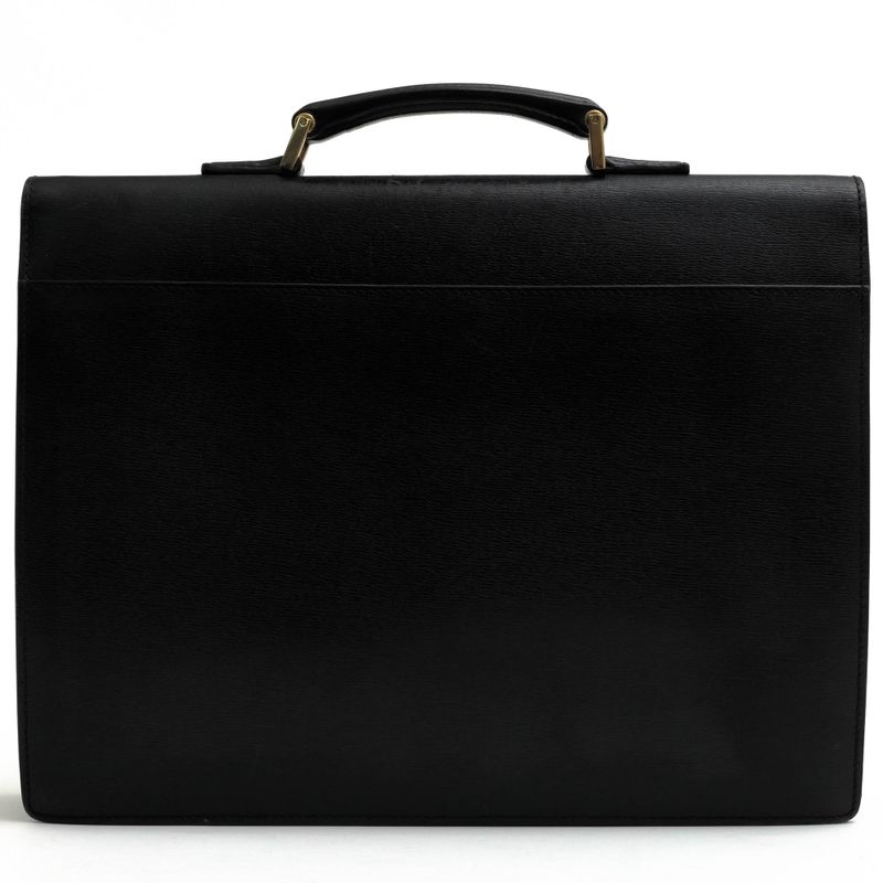 Gucci Bags Briefcase Business Bag Business Men Leather Genuine Black 34044