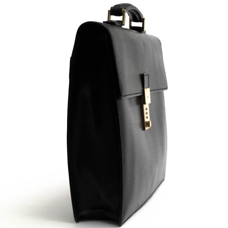 Gucci Bags Briefcase Business Bag Business Men Leather Genuine Black 34044