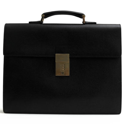 Gucci Bags Briefcase Business Bag Business Men Leather Genuine Black 34044
