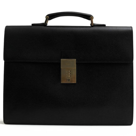 Gucci Bags Briefcase Business Bag Business Men Leather Genuine Black 34044