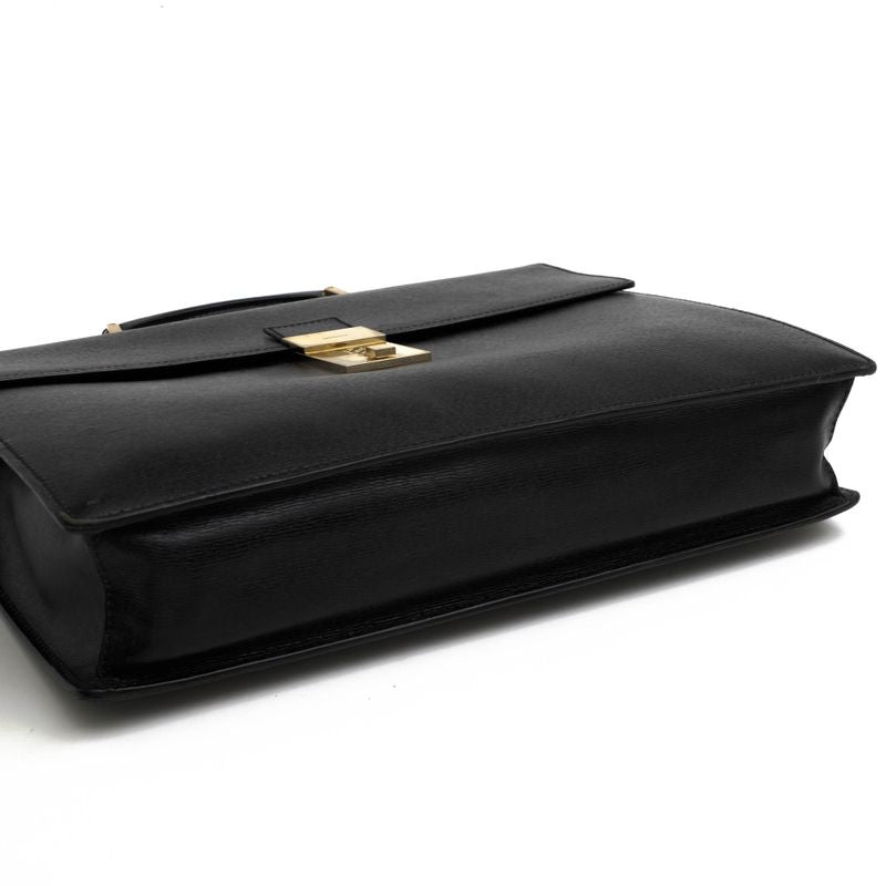 Gucci Bags Briefcase Business Bag Business Men Leather Genuine Black 34044