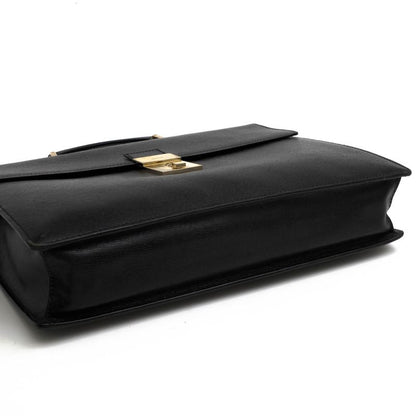 Gucci Bags Briefcase Business Bag Business Men Leather Genuine Black 34044