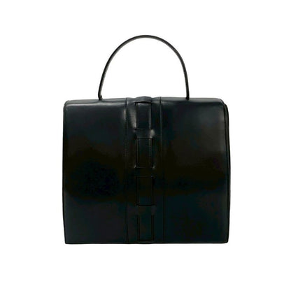 Celine Vintage Logo Ribbon Motif Hardware Calf Leather