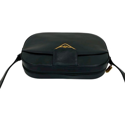 Cartier Vintage Sapphire Line Leather Shoulder Bag Pochette