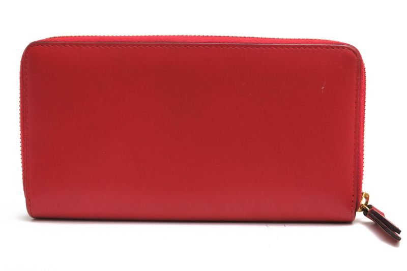 Gucci Long Wallet Women Leather Genuine Leather Red 410102 with Coin Purse