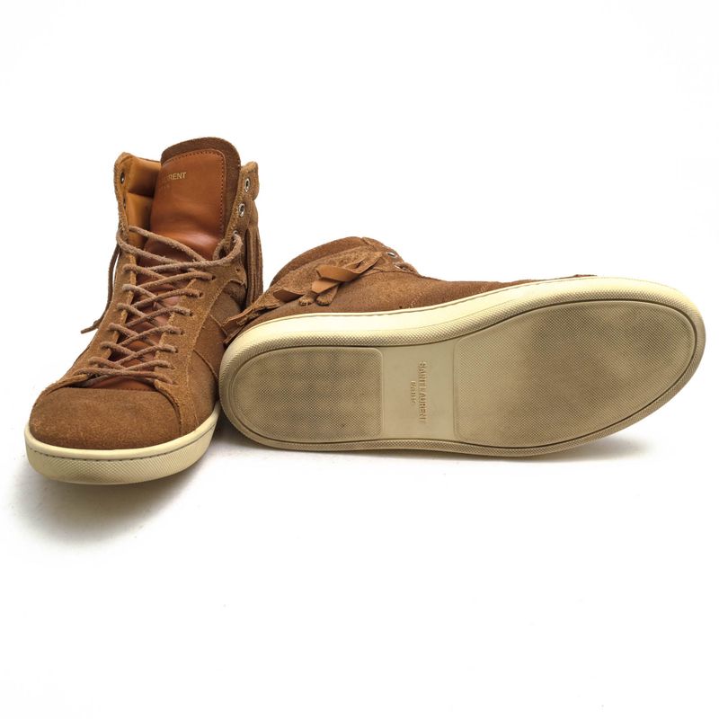 Saint Laurent/Yves Saint Laurent Shoes Sneakers Shoes High Cut Men Men's Suede