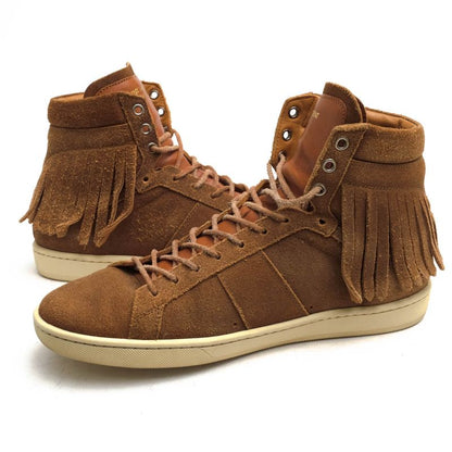 Saint Laurent/Yves Saint Laurent Shoes Sneakers Shoes High Cut Men Men's Suede
