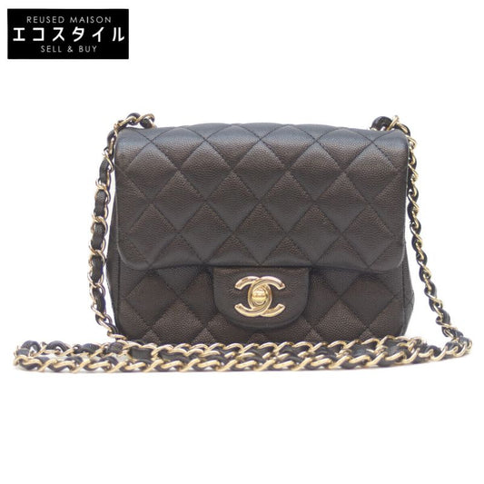 Chanel A35200 No 24 Black Caviar GHW Mini Matelasse 17