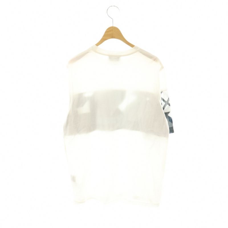 Hermes Printed Pocket T-shirt Cut And Sleeve XS White HK - OS