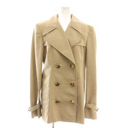 Gucci Short Trench Coat Fully Lined 44 Beige CX - OS
