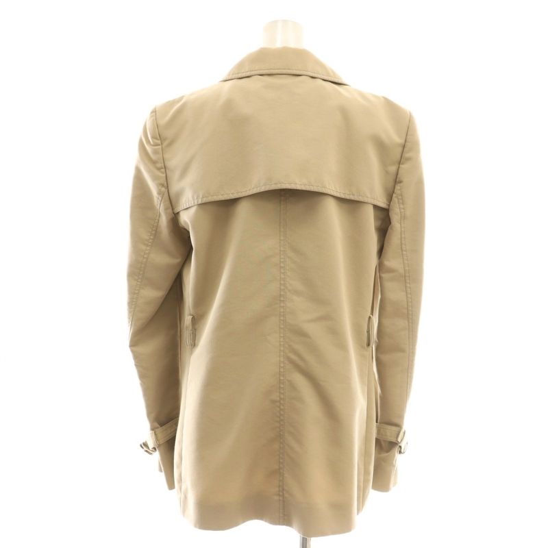 Gucci Short Trench Coat Fully Lined 44 Beige CX - OS