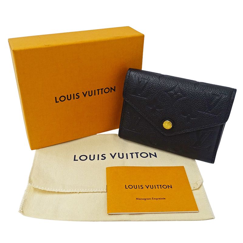 Louis Vuitton Wallet Monogram Empreinte Ladies Branded Trifold Wallet Portefeuil