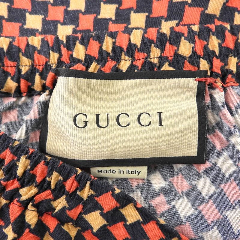 Gucci All-over Pattern Shorts Bottoms Men's Orange 46 672698 46