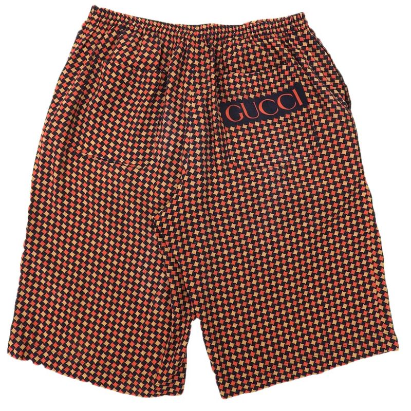 Gucci All-over Pattern Shorts Bottoms Men's Orange 46 672698 46