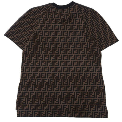 Fendi Zucca Pattern Logo Embroidery T-shirt Top Men's Brown S 19 Fs7074 A5HL S