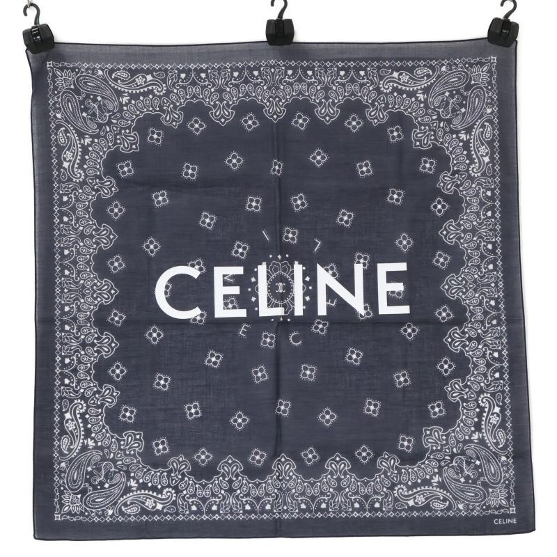 Celine []logo-printed Paisley Bandana