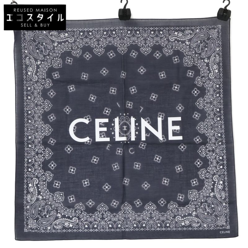 Celine []logo-printed Paisley Bandana