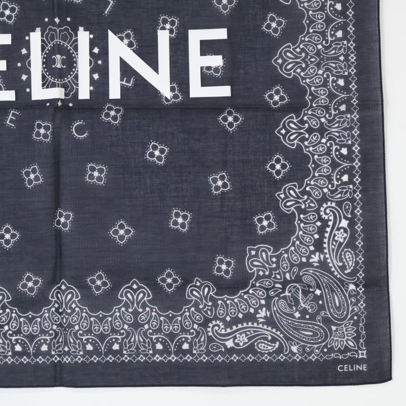 Celine []logo-printed Paisley Bandana