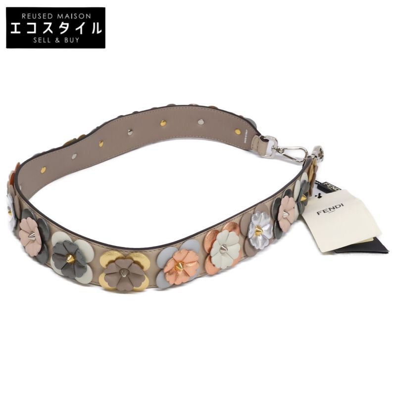 Fendi [8av077 Strap You Flower Spike Shoulder Strap