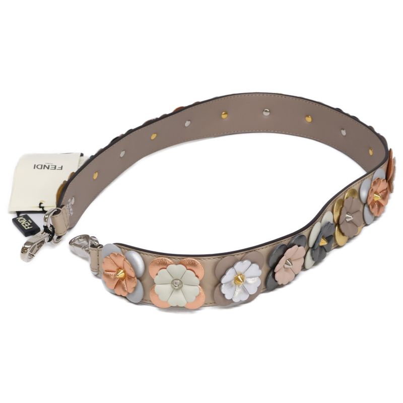 Fendi [8av077 Strap You Flower Spike Shoulder Strap