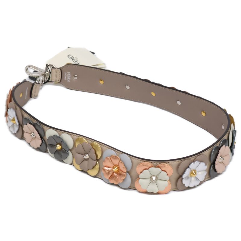Fendi [8av077 Strap You Flower Spike Shoulder Strap