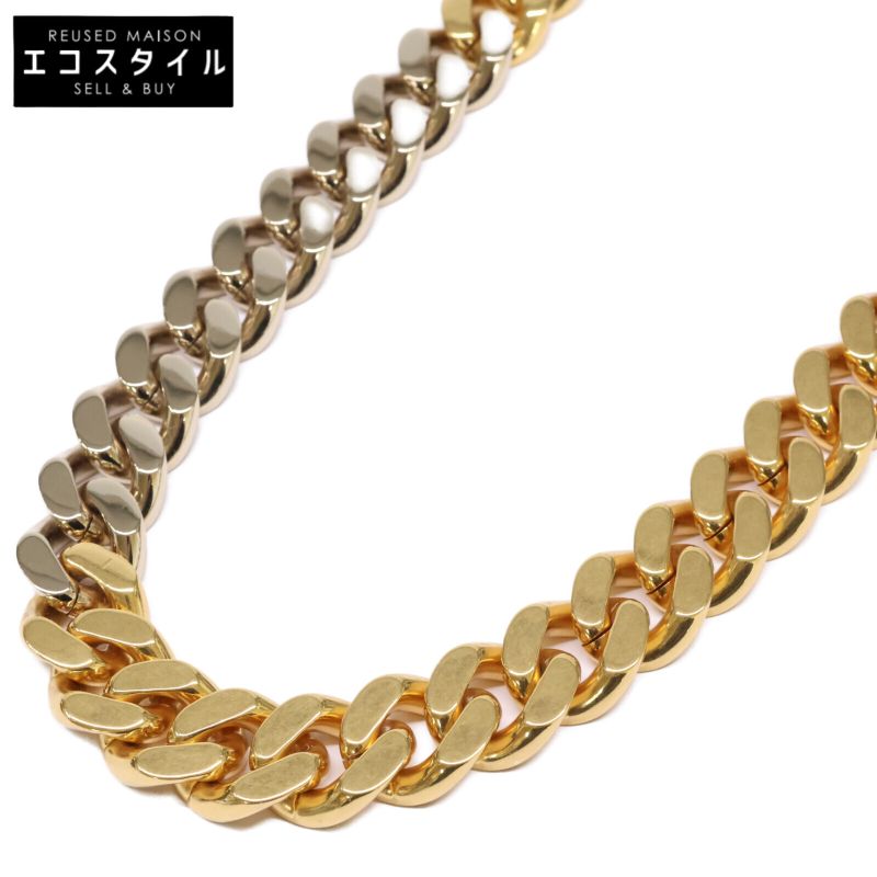 Saint Laurent Paris Cuban Chain Links Two-tone