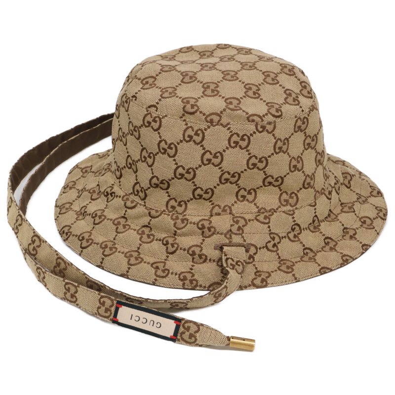 Gucci626917 4hk78 2565 GG Canvas Nylon Reversible Bucket