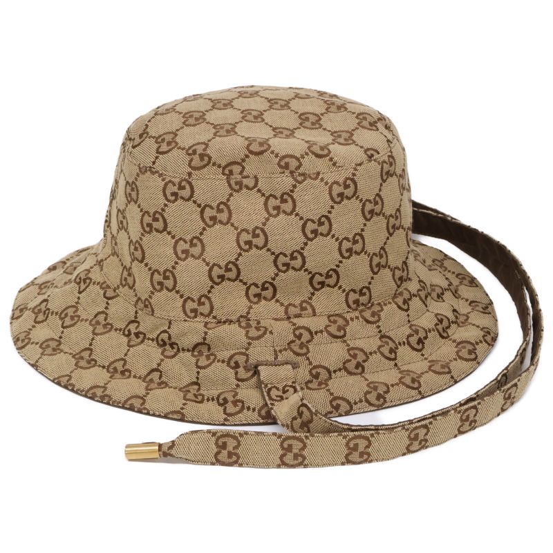 Gucci626917 4hk78 2565 GG Canvas Nylon Reversible Bucket