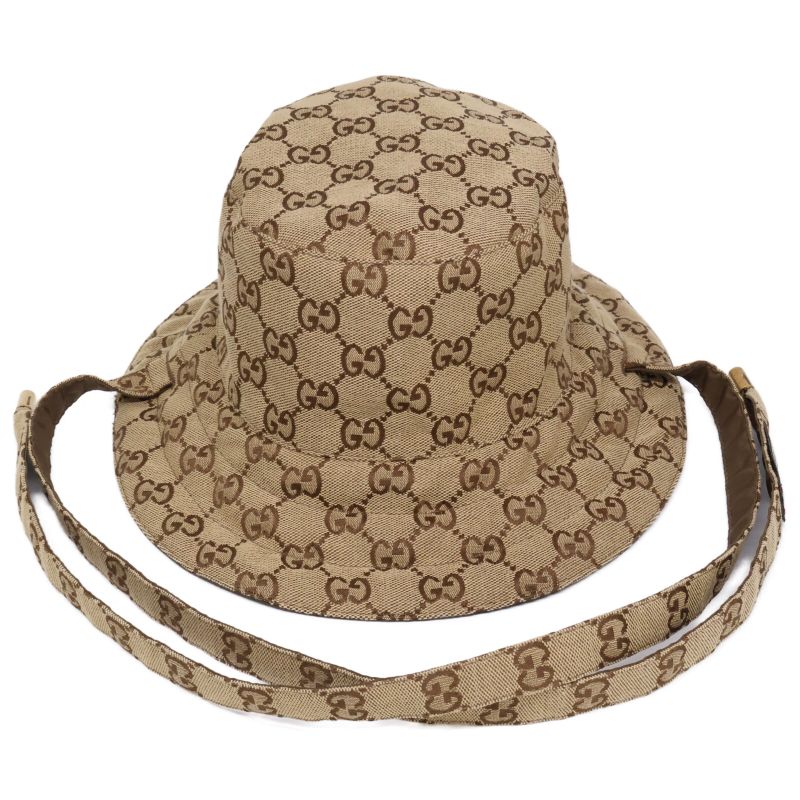 Gucci626917 4hk78 2565 GG Canvas Nylon Reversible Bucket