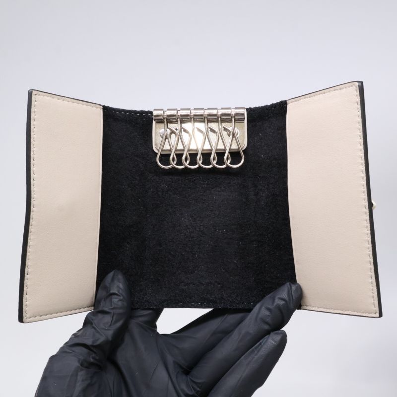 Celine [phoebe Period Bicolor Leather 6strands