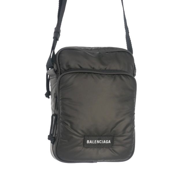 Balenciaga EXP CROS ZIP Pouch Puffy Nylon Crossbody Bag Pochette Bag 719036